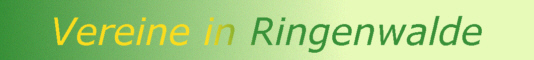 Vereine und Gruppen in Ringenwalde